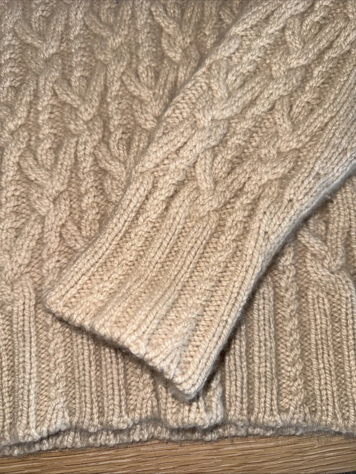 Suéter Tom Ford tejido con cable, talla UE 52, camel (100 % cachemir) Foto 3 de 4