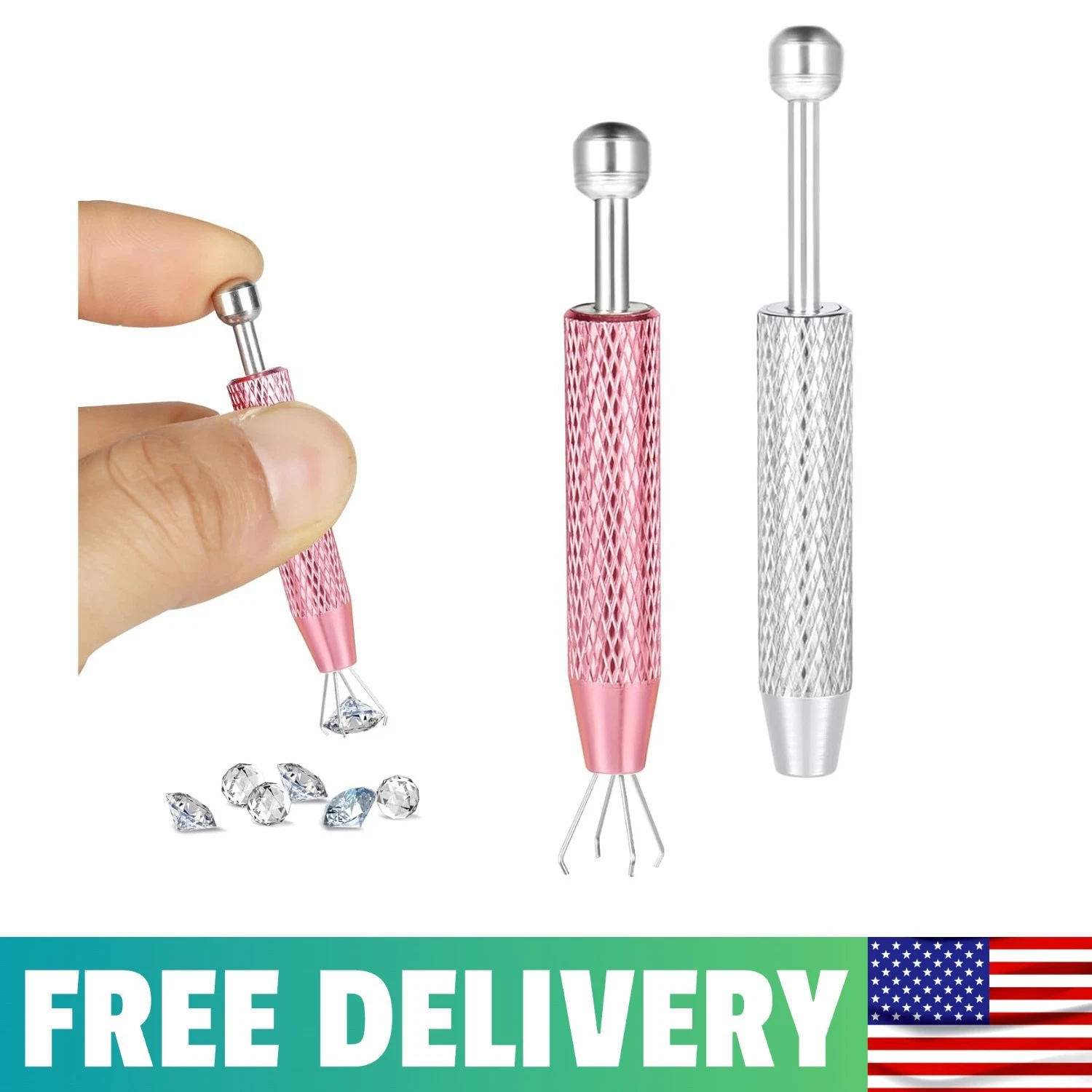 2 Pack Piercing Ball Grabber Tool, Stainless Steel Piercing Removal Tool image 1