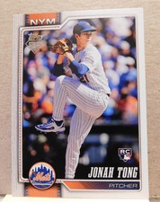 2026 Topps Series 1 Baseball #4 Jonah Tong - New York Mets RC