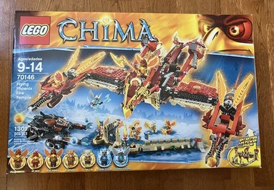 LEGO LEGENDS OF CHIMA: Flying Phoenix Fire Temple (70146) - New in