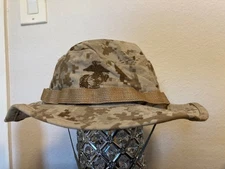 USMC BOONIE COVER / HAT - MCCUU - DESERT MARPAT - SIZE  LARGE - NWOT