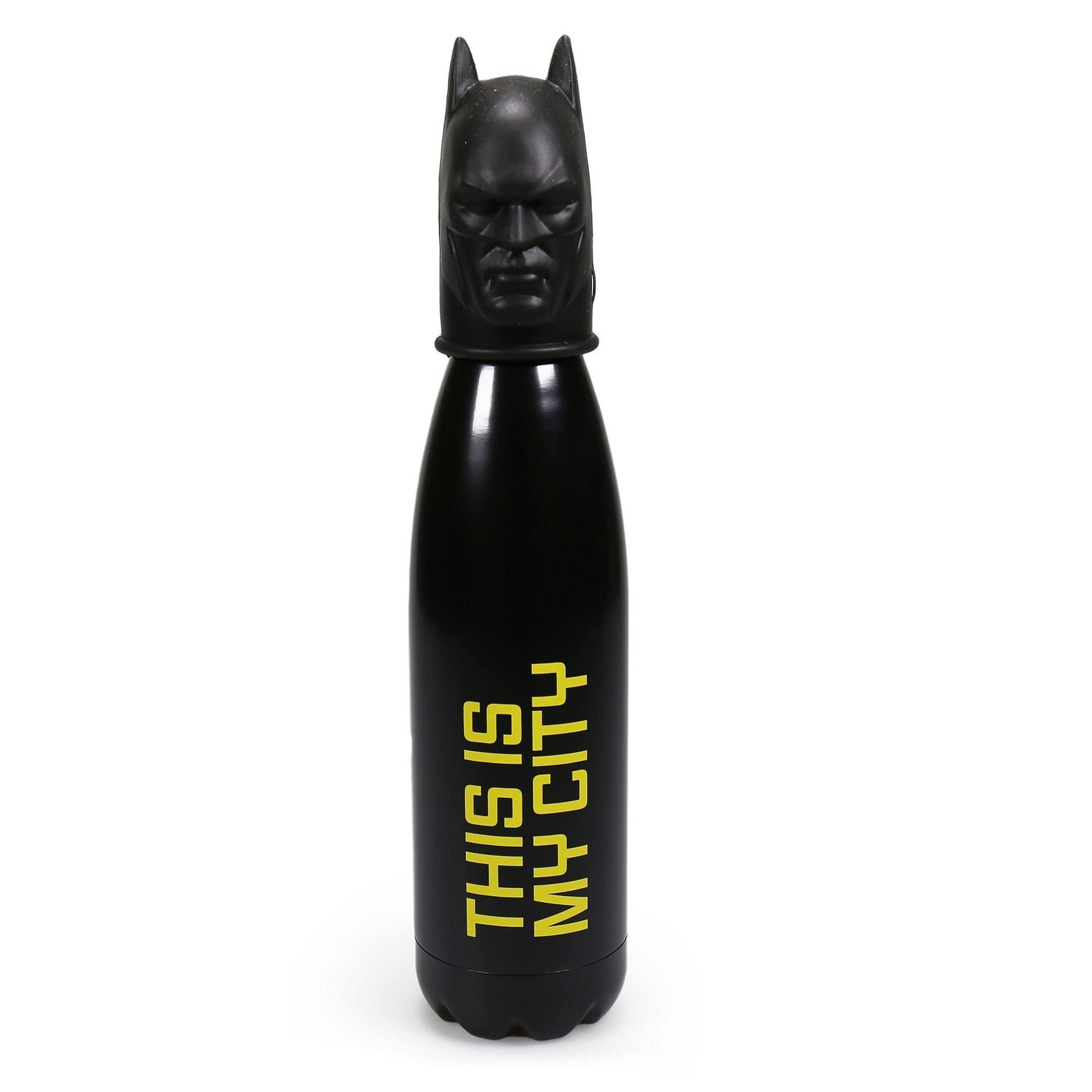 DC Comics - Water Bottles - Batman Metal Water Bottle with 3D Lid 500ml Dc Comic
