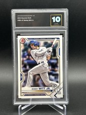  Bobby Witt Jr 2021 Bowman Draft #BD-47 Gem Mint 10