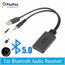 Wireless Bluetooth AUX Audio Receiver Adapter Universal Car Audio Adapter
