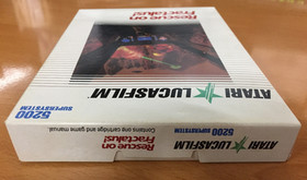 NEW sealed RESCUE ON FRACTALUS! Atari 5200 LUCASFILM 1984 w/ BOX PROTECTOR