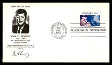 Mayfairstamps Costa Rica FDC 1965 John F Kennedy and Earth First Day Cover aax_6