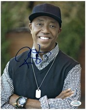 Russell Simmons Autograph Autographed 8x10 Photo Def Jam Records Hip-Hop Rap ACO