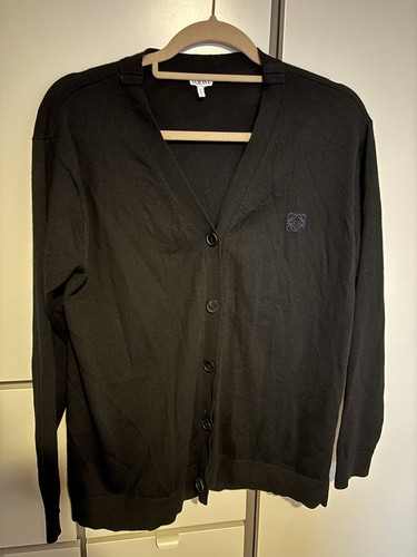 LOEWE EMBROIDERED ANAGRAM CARDIGAN