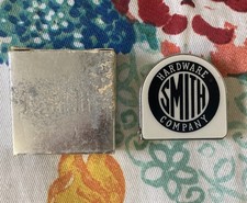 Vintage Small Lufkin Advertising Tape Measure  Smith Hardware Contractor NC SC
