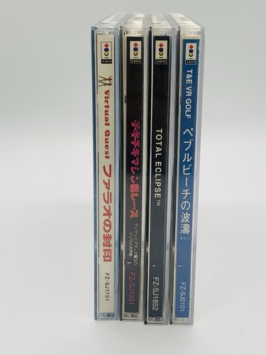 3DO Game Lot x4: Wacky Races, Total Eclipse, Pyramid Intrigue, Pebble Beach Jp - Picture 13 of 24
