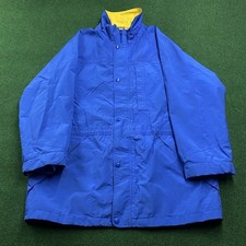 Vintage Eddie Bauer Windbreaker Jacket Mens L Blue 80S Goretex Lightweight Coat