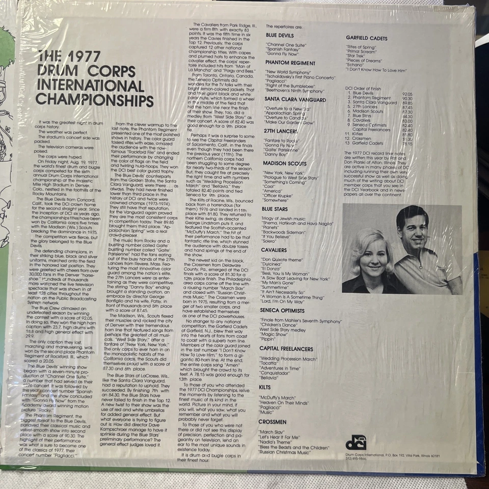 1977 Drum Corps International Championships LPs VOLS 2, 3 SHRINK ULTRASONIC CLN! - Image 3 of 4