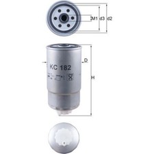 Knecht KC 182 Kraftstofffilter für JEEP CHEROKEE KJ Hauptstromfilter