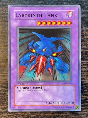 Labyrinth Tank MRD-091 Common Metal Raiders Yu-Gi-Oh 1st Edition Near Mint