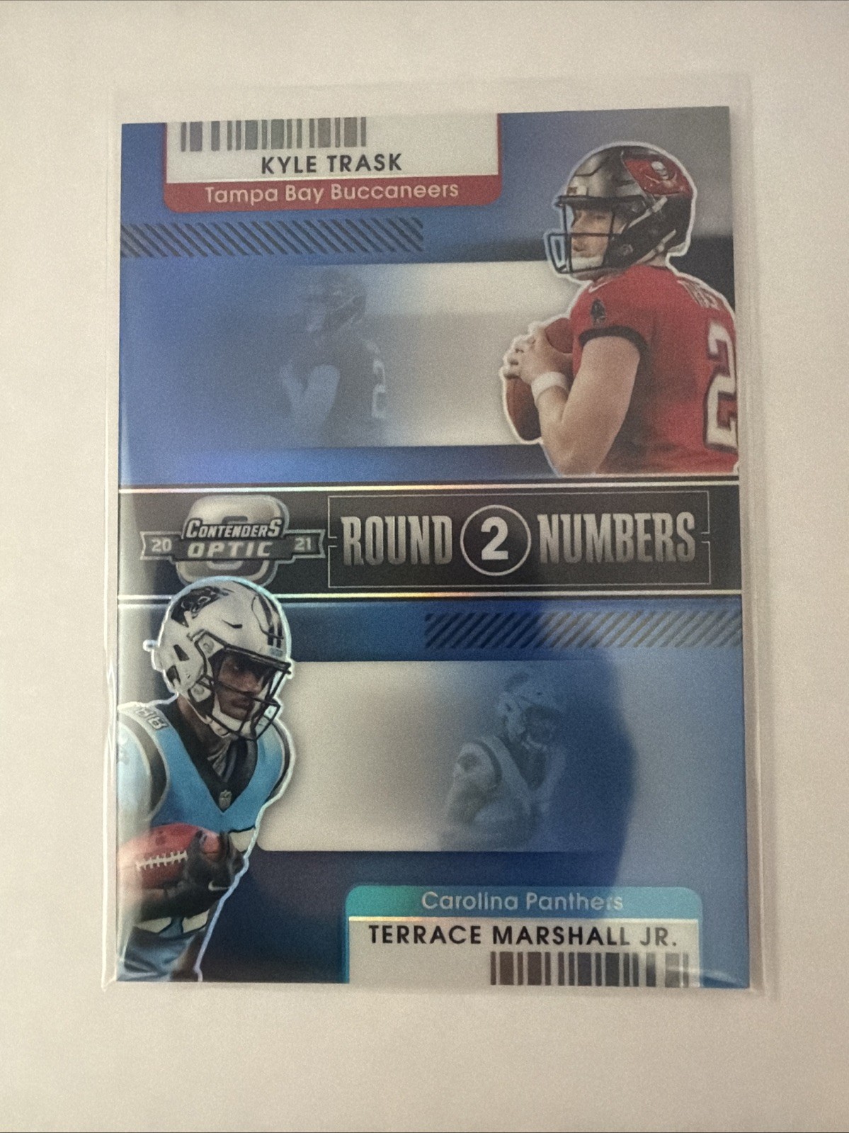 2021 Panini Contenders Round 2 Numbers Kyle Trask, Terrace Marshall Jr. /99 MINT