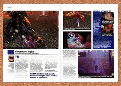 2002 Neverwinter Nights PC Original Advertisement / Retro Promo vr4
