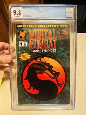 Mortal Kombat #1 (1994) CGC 9.8 NM/MT KEY Malibu Comics NEWSSTAND Edition