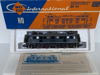 Roco 4141 C  Grün H0  Elektroschnellzug BR 118 051-2 DB  Roco Elektrolok Br 118