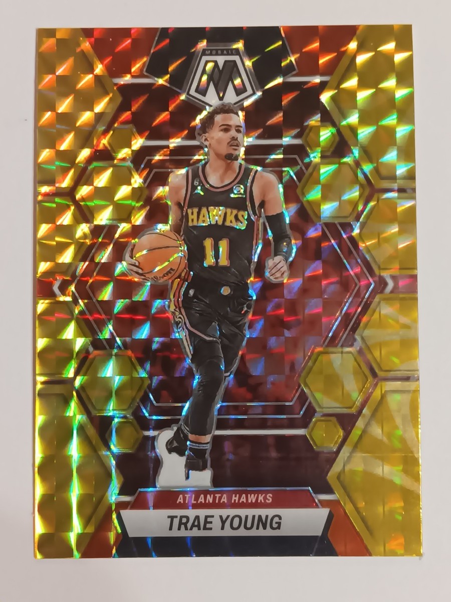 NBA Trae Young ROOKIEセット‼️ 2022-23 Panini Mosaic Basketball Trae Young Yellow Reactive Prizm