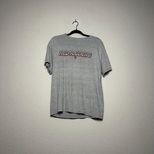 Retro VTG Texas Tech University Graphic T Shirt Mens M Grey Gym Sports Classic