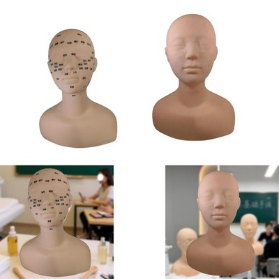 Training Schaufensterpuppe Kopf weiche Puppe Modell zur Demonstration Beauty Lernen
