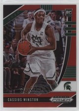 2020-21 Panini Prizm Draft Picks Red Prizm 37/299 Cassius Winston #69 s7f