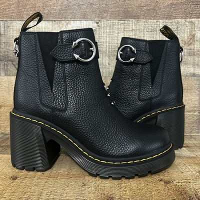 Dr. Martens チャンキーブーツ　SPENCE Womens Dr Martens Spence Boots In Black | Soletrader