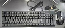iBUYPOWER RGB Wired Gaming Mechanical Keyboard And Optical Mouse KB-IBP-014