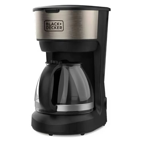 Black & Decker Cafetera Americana Negra Y Acero Inoxidable