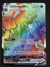 Garbodor Vmax 216/203 Evolving Skies Full Art Secret Rainbow Rare Pokemon Card on eBay