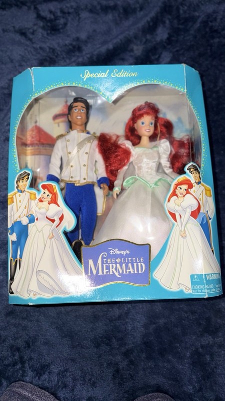 Disney Princess Classic Doll Collection The Little Mermaid Ariel and Eric, new 