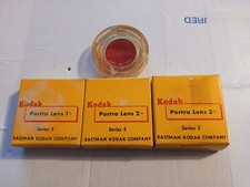 Kodak Close-Up Filters lot Series 5 Set Portra Lens 1 2 3 Circular Clear