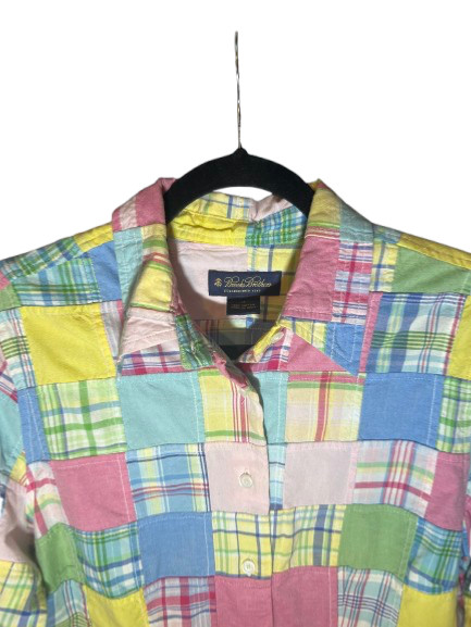 Brooks Brothers Patchwork Madras button up, 3/4 s… - image 2