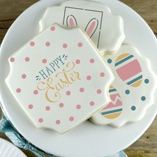 3 PCS Easter Cookie Stencils Food Grade Plastic Airbrushing Frosting Tool Art