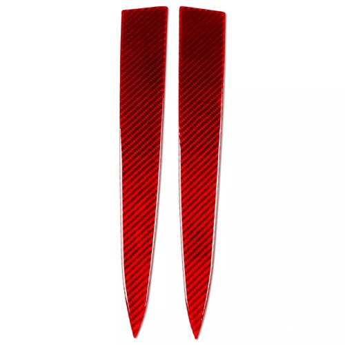 Red Carbon Fiber Interior Door Armrest Panel Cover Trim For Ford Mustang 2001-04 - Picture 2 of 12