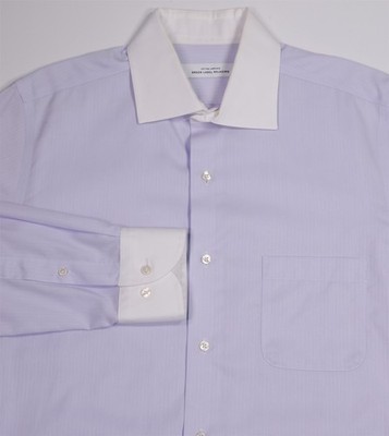 United Arrows Japan Green Label Relaxing Light Purple Slim Dress Shirt (41) 16