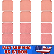 12 PACK Oversize Load Traffic Safety Flags Grommet Warning Signs 18 x 18 Inch