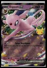 Espeon ex 070/128 ME: 30th Celebration Holofoil English Near Mint