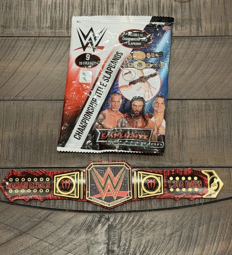 WWE Championship Slap Band Series 2 Roman Reigns Title Belt 1316 Days SUPER RARE
