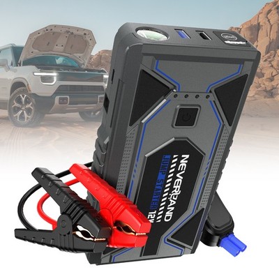 NEVERLAND 6500A Starthilfe Auto Powerbank bis zu Benzin Diesel mit LCD-Display