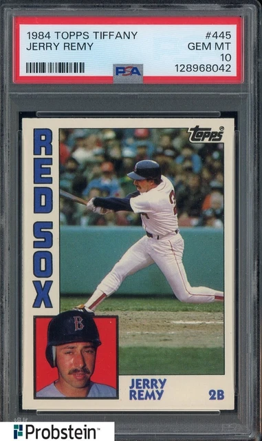 1984 Topps Tiffany #445 Jerry Remy Boston Red Sox PSA 10 GEM MINT