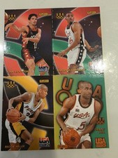 1996 Skybox Reggie Miller Grant Hill Anfernee Hardaway USA Olympic Team Q13