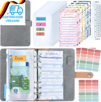 Budget Planner, Binder - Haushaltsbuch A6 Planner GeldumschläGe Umschlagmethode,