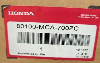New OEM Honda Rear Fender 2001-2012 Goldwing 1800 Black NH1 80100