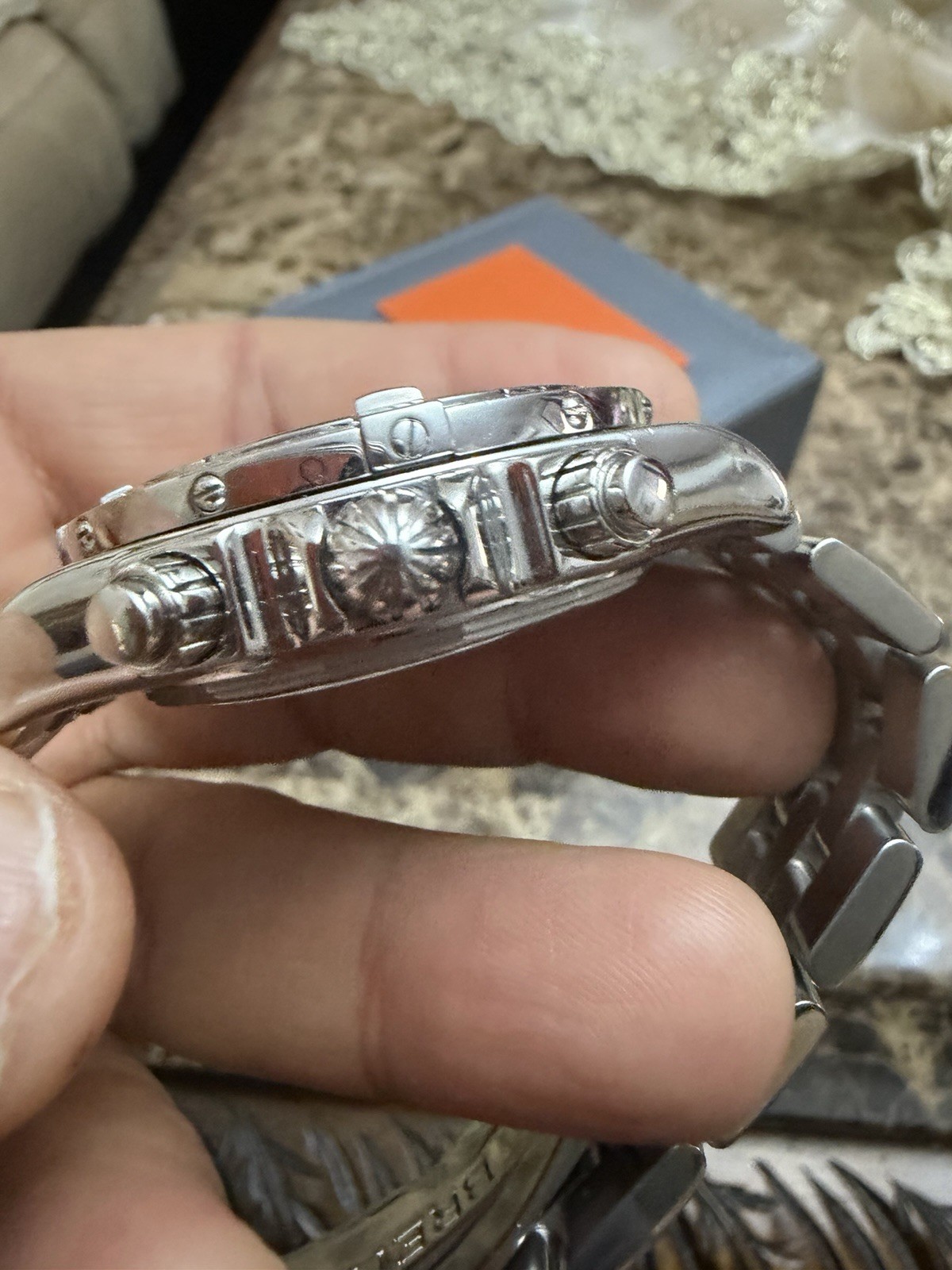 BREITLING CHRONOMAT EVOLUTION CHRONOGRAPH.  BLUE … - image 9