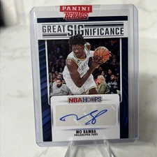 2023-24 NBA HOOPS GREAT SIGNIFICANCE AUTO #GS-BAM MO BAMBA