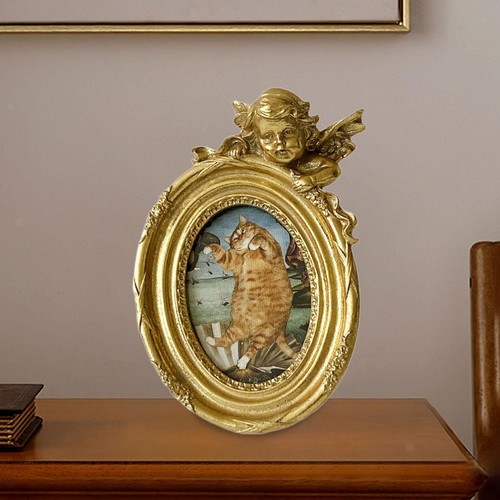Oval Photo Frame Picture Display Frame Ornament - Bild 1 von 5