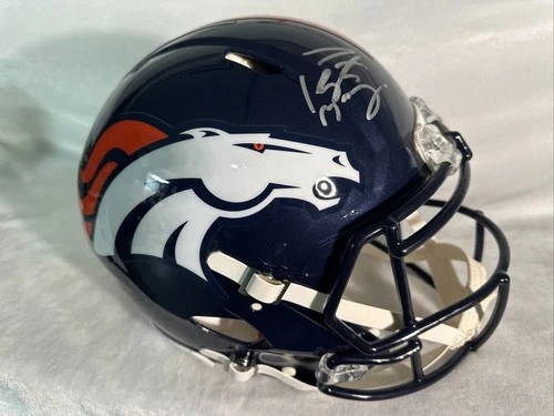 Peyton Manning Signed Broncos Full Size Helmet SPEED Fanatics COA AUTO
