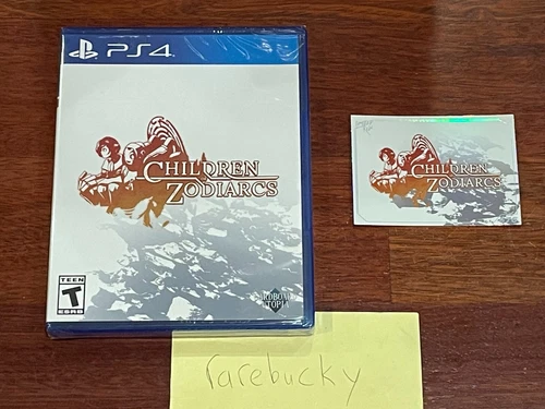 Children of Zodiarcs (PS4 Playstation 4) NEW SEALED MINT W/CARD, RARE LRG!