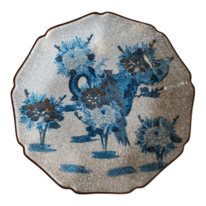10" Japanese Vintage Kutani Porcelain Plate